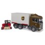 Bruder camion UPS Scania Super 560R si stivuitor